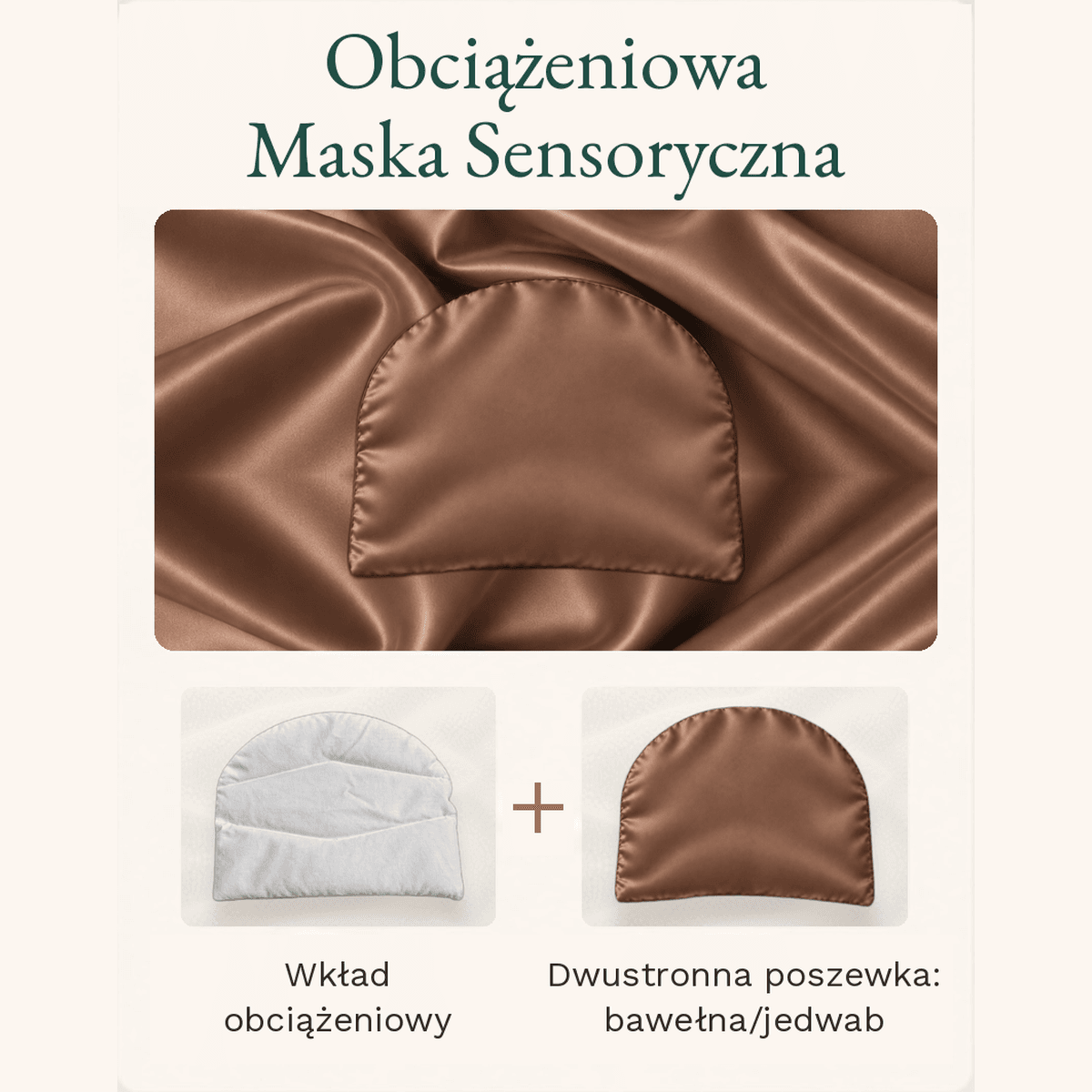 maska sensoryczna obciążeniowa PillowOnPillow