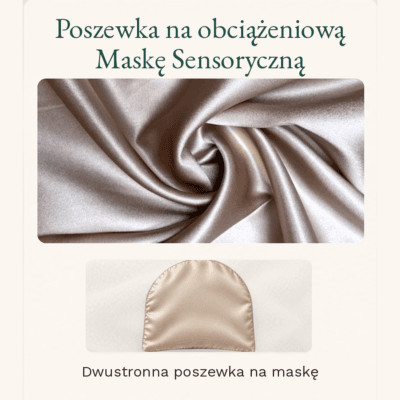 poszewka na maskę obciążeniową do spania PillowOnPillow